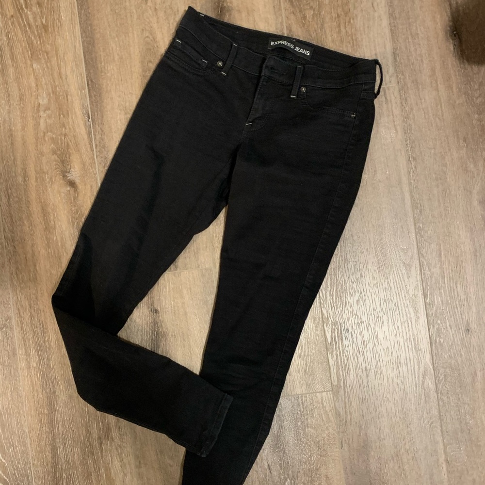 Express black jeans